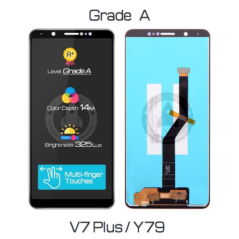 Allparts Display For Vivo V7 Plus / Y79 Lcd Touch Screen Digitizer Replacement 1716 1850 Y79A