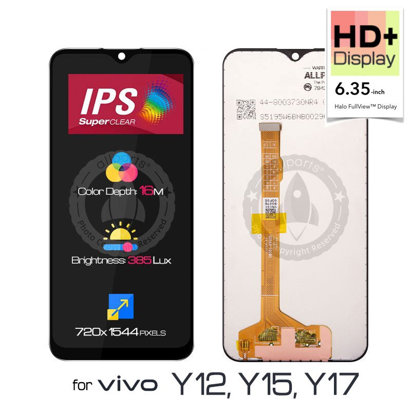 LCD Display for VIVO Y11 Y12 Y15 Y17 2019 Y3 Touch Screen Digitizer Assembly y15s V1901A
