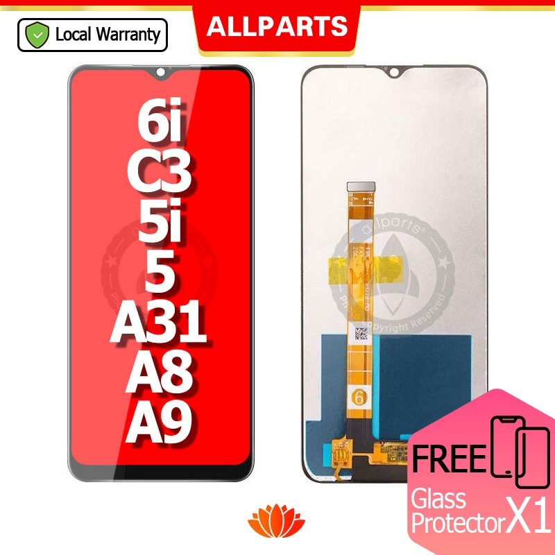 6.5 Inch Display For Realme 5 5i 5s 6i C3 Lcd Oppo A11 A11x A5 A8 A9 A31 2020 Screen Touch Replacement