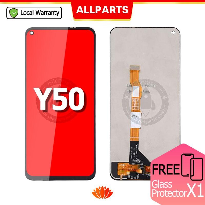 Allparts Display For Vivo Y50 Lcd Touch Screen Digitizer Replacement
