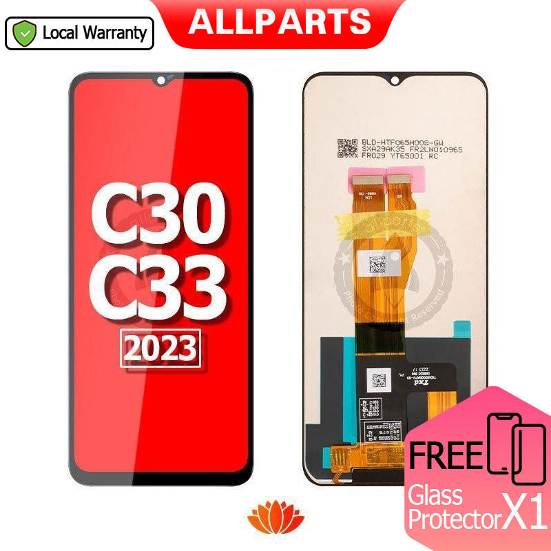 Allparts Display For Oppo Realme C30 C33 C30f Lcd Touch Screen Digitizer Replacement Rmx3581
