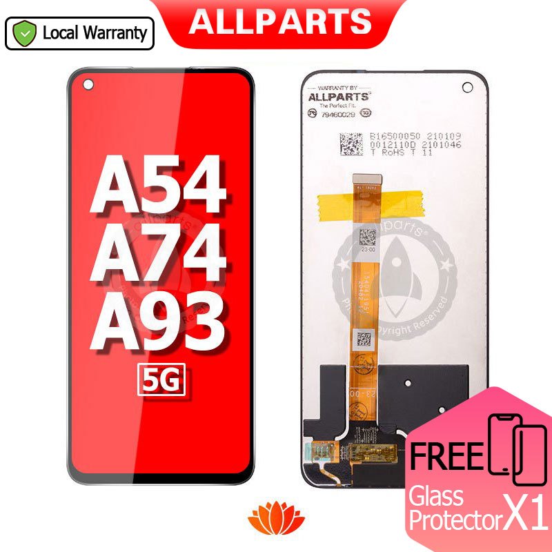 Allparts Display For Oppo A54 5G A93 A74 Lcd Touch Screen Digitizer Replacement
