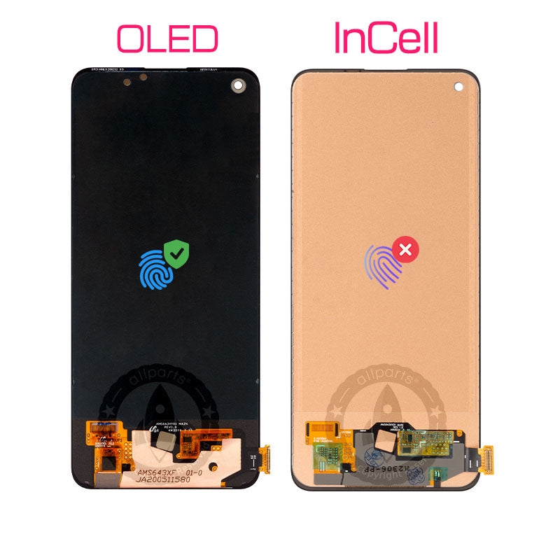 Allparts 6.43" Display For OPPO A74 4G Lcd Touch Screen Digitizer Replacement