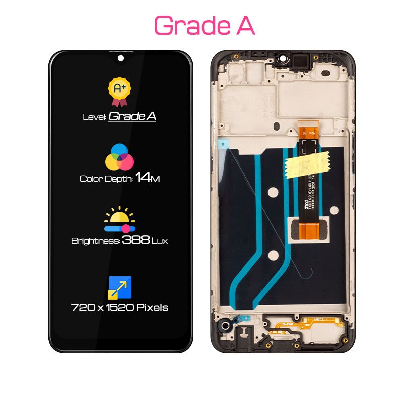 Allparts 6.2 Inch S-Ips Display For Oppo A5s Lcd Touch Screen Replacement Cph1909 1920 1912