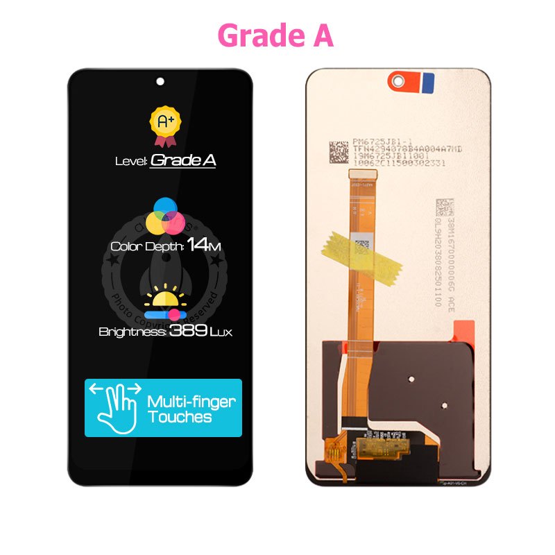 Display para sa OPPO Realme 10 Pro LCD Touch Screen Digitizer Replacement RMX3663, RMX3660, RMX3661