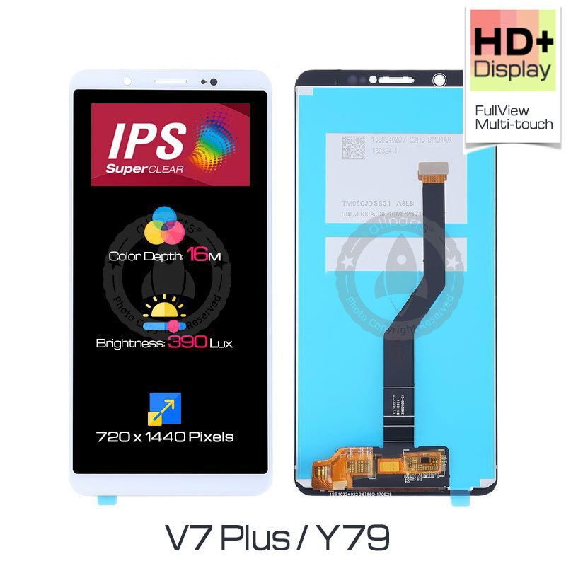 Allparts Display For Vivo V7 Plus / Y79 Lcd Touch Screen Digitizer Replacement 1716 1850 Y79A