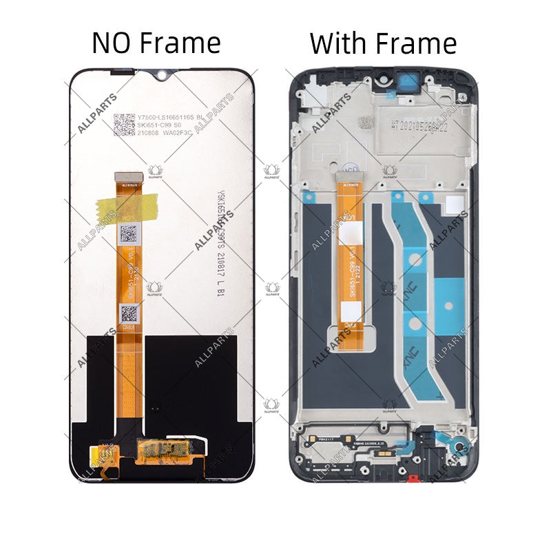 Allparts 6.5 Inch Display For Realme C21y C25y Lcd Touch Screen Digitizer Replacement