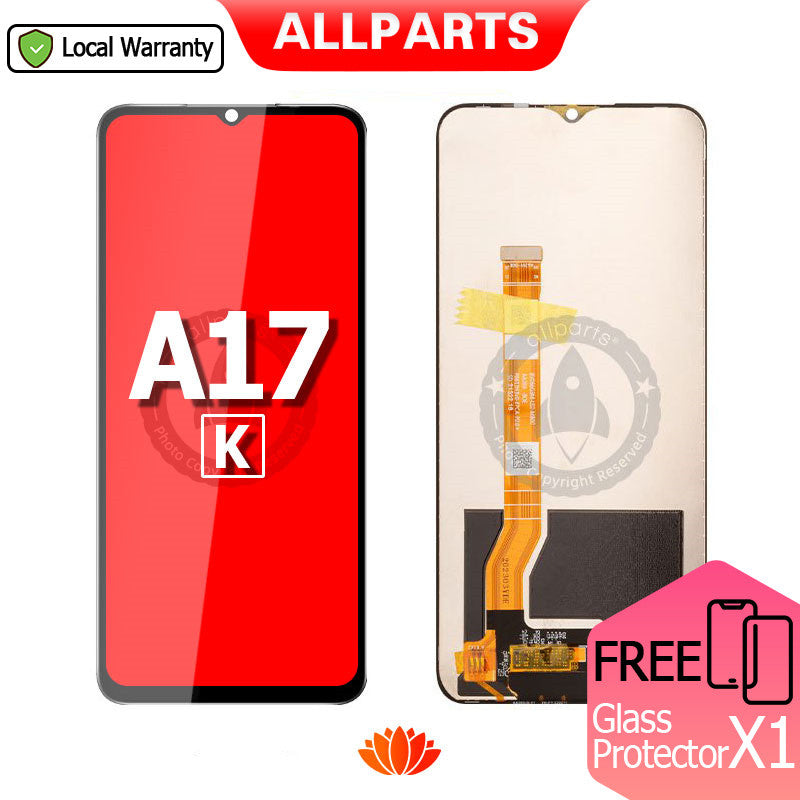 ALLPARTS Display for OPPO A17 A17K LCD Touch Screen Digitizer Replacement