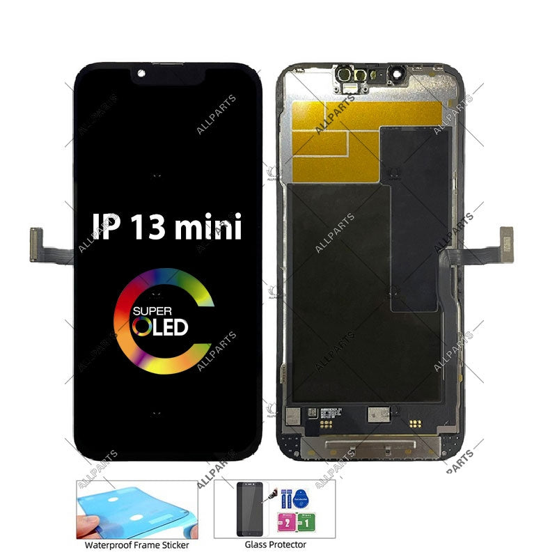 Allparts Display For Ip 13 / 13 Mini Lcd Touch Screen Digitizer Replacement