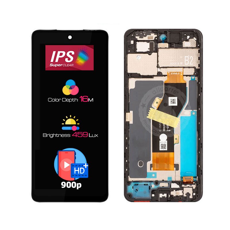 6.6" 90Hz Display para sa Tecno Spark Go 2024 LCD Touch Screen na Pagpapalit na may Frame