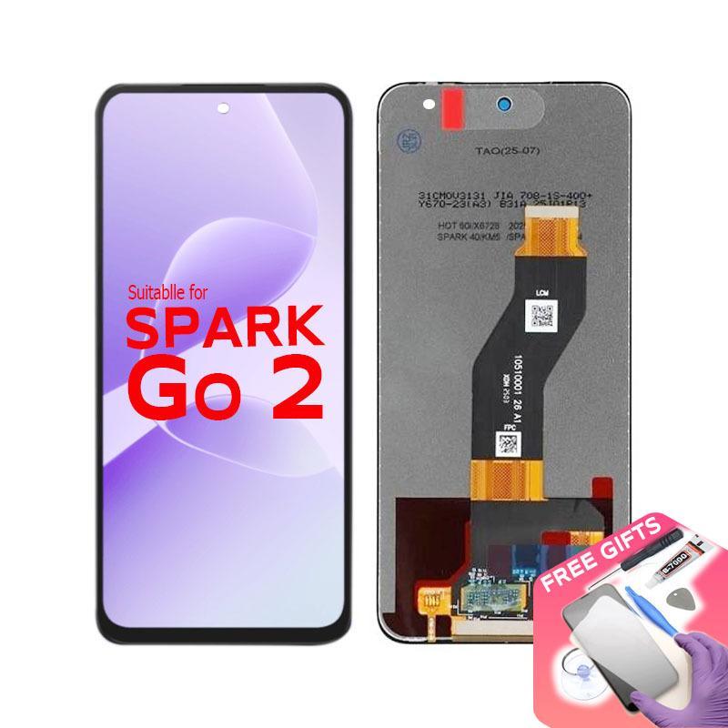 Allparts Display For Tecno Spark Go 2 Lcd Touch Screen Digitizer Replacement