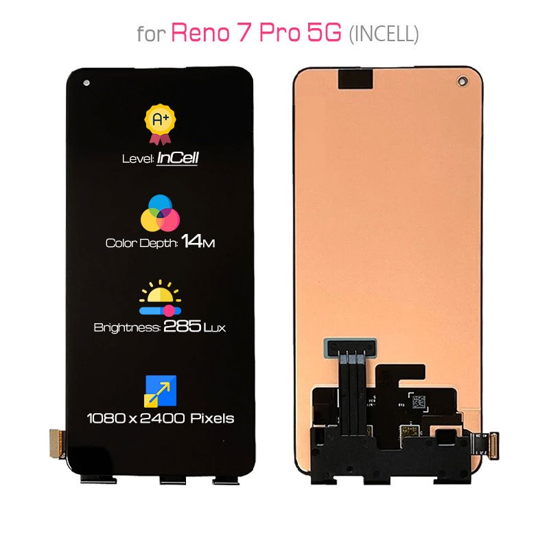 Allparts Amoled Display For Oppo Reno 7 Pro 5G LCD Touch Screen Replacement Cph2293