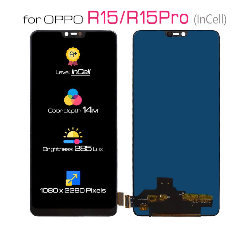 Allparts Display For Oppo R15 R15pro Lcd Touch Screen Digitizer Replacement