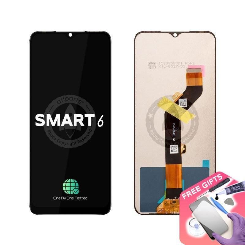 Allparts Display For Infinix Smart 6 / X6511 / X6511b Lcd Touch Screen Digitizer Replacement