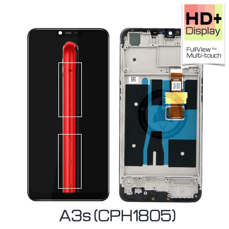 Allparts Display For Oppo A3s A12e Lcd Touch Screen Replacement