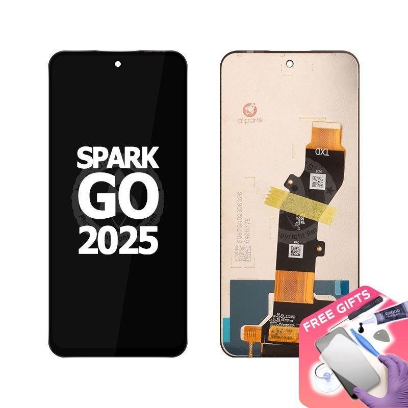 Allparts Display For Tecno Spark Go 2025 Lcd Touch Screen Digitizer Replacement