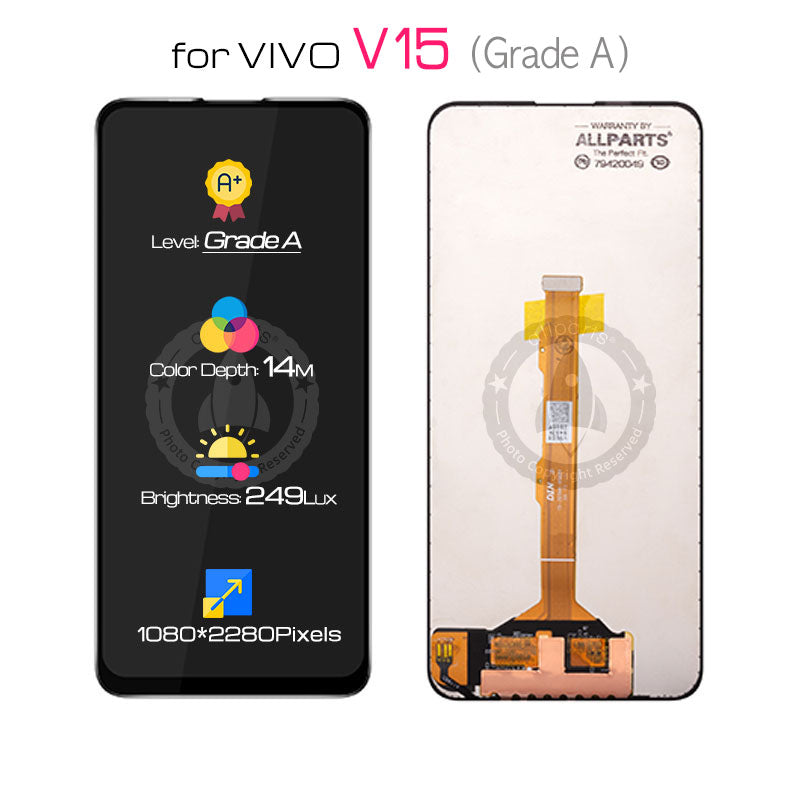 Allparts Display For Vivo V15 V15pro / X27 Lcd Touch Screen Digitizer Replacement