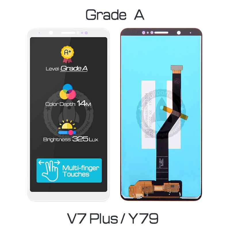Allparts Display For Vivo V7 Plus / Y79 Lcd Touch Screen Digitizer Replacement 1716 1850 Y79A