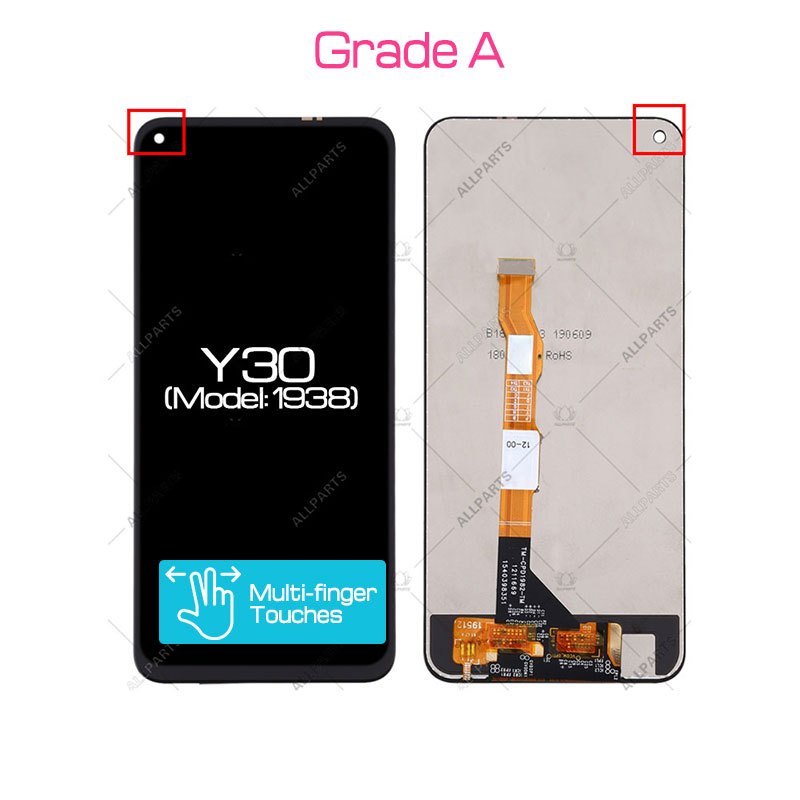 Allparts 6.51 Inch Display For Vivo Y20 Y20i Y20sg Y20s Y12a Y12s 2021 Lcd Touch Screen Digitizer Replacement