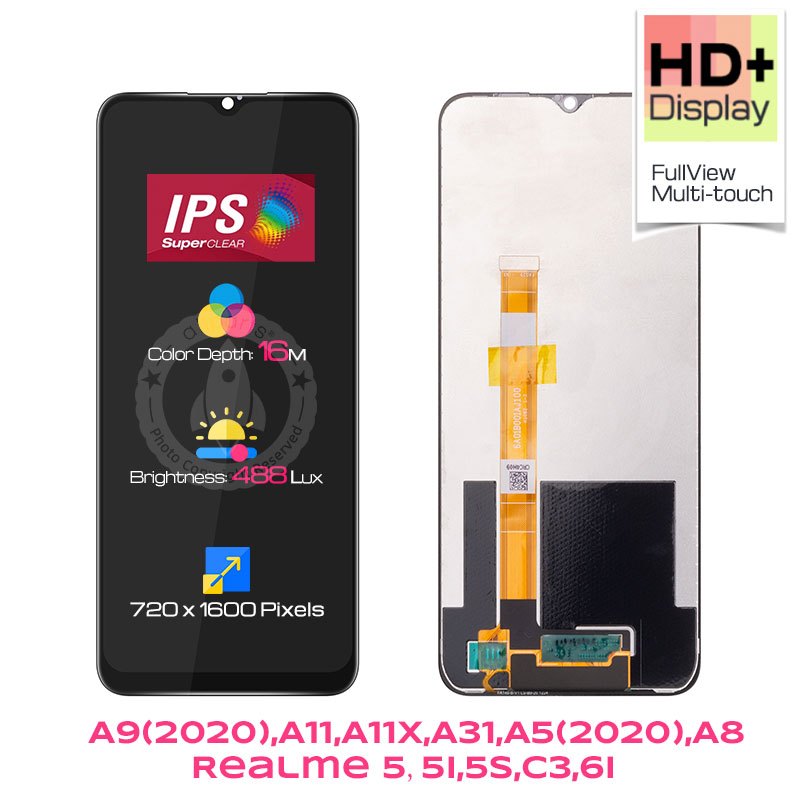 6.5 Inch Display For Realme 5 5i 5s 6i C3 Lcd Oppo A11 A11x A5 A8 A9 A31 2020 Screen Touch Replacement