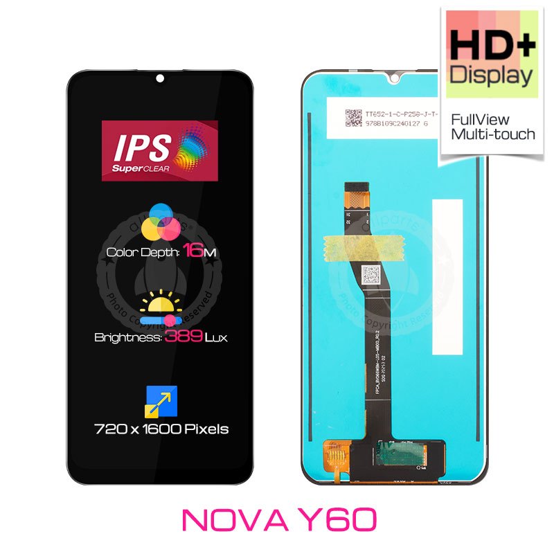 Display para sa HUAWEI NOVA Y60 LD Touch Screen Digitizer Replacement WKG-LX9