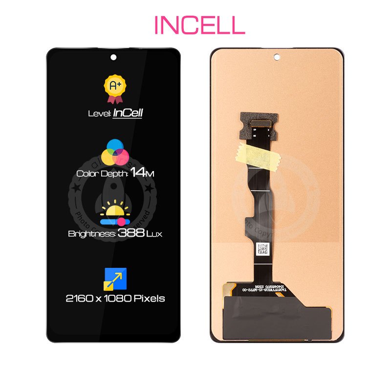 INCELL Display para sa XIAOMI Redmi Note 12 Turbo LCD Touch Screen Digitizer Replacement