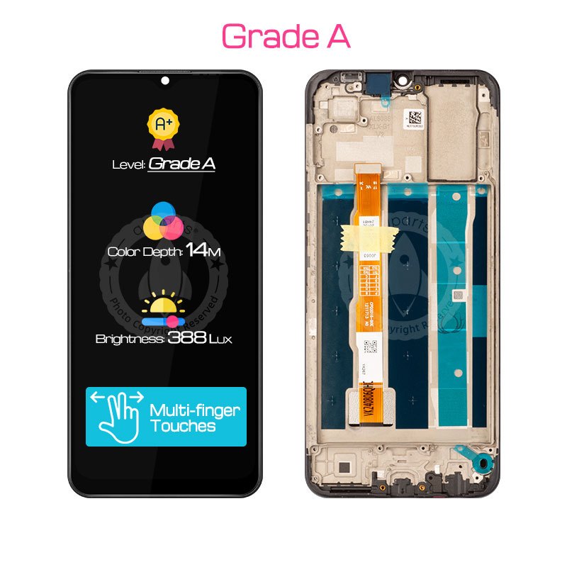 Display para sa VIVO Y15a Y15s na may Frame LCD Touch Screen Digitizer Replacement