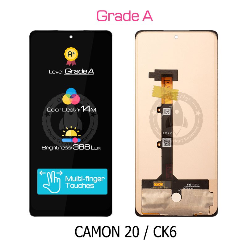 Display para sa Tecno Camon 20 Pro 5G LCD Touch Screen Digitizer Replacement