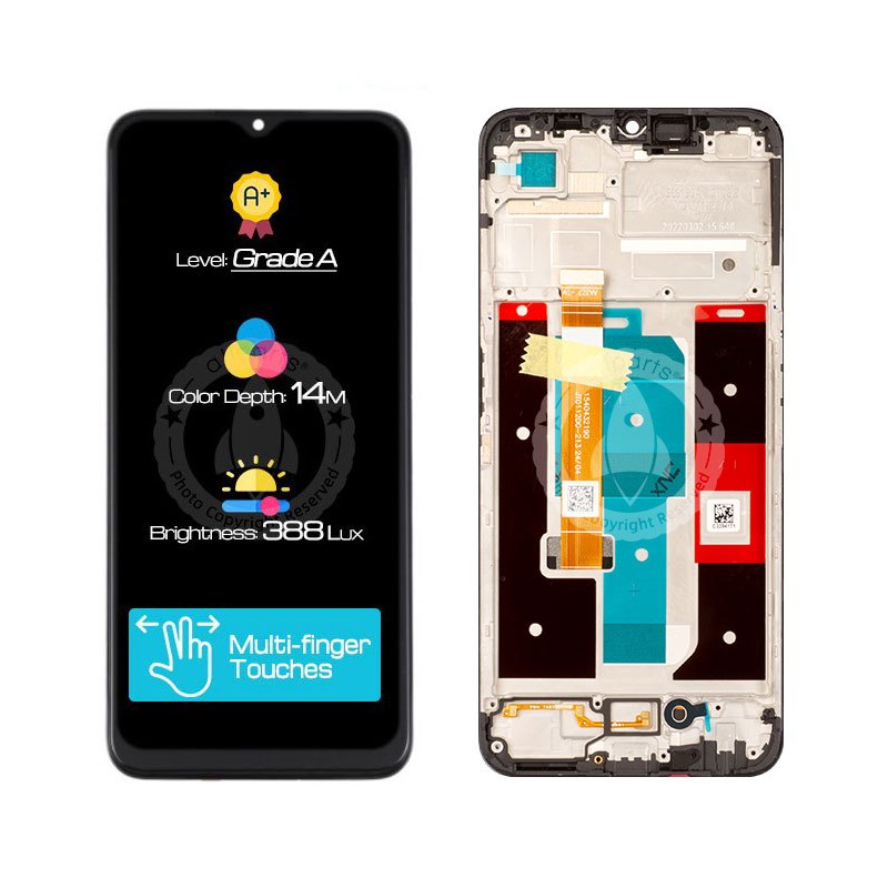 Display para sa OPPO Realme C35 LCD Touch Screen Digitizer Replacement with Frame RMX3511