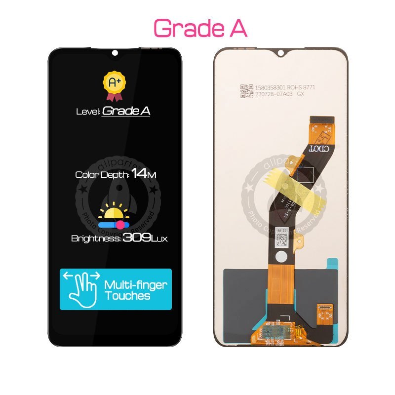 Display para sa iTEL S23 S665L LCD Touch Screen Digitizer Replacement