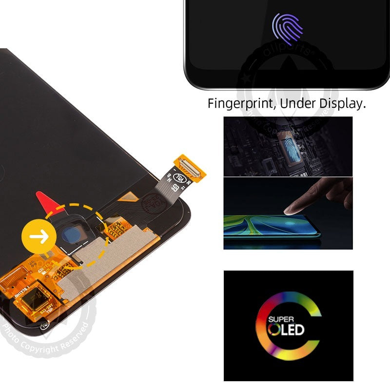 ALLPARTS AMOLED / INCELL Display for VIVO S1 Pro LCD Touch Screen Digitizer Replacement