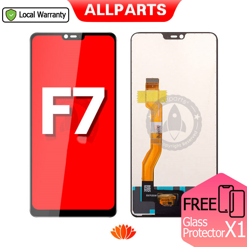 Allparts 6.23 Inch Display For Oppo F7 Lcd Touch Screen Digitizer Replacement