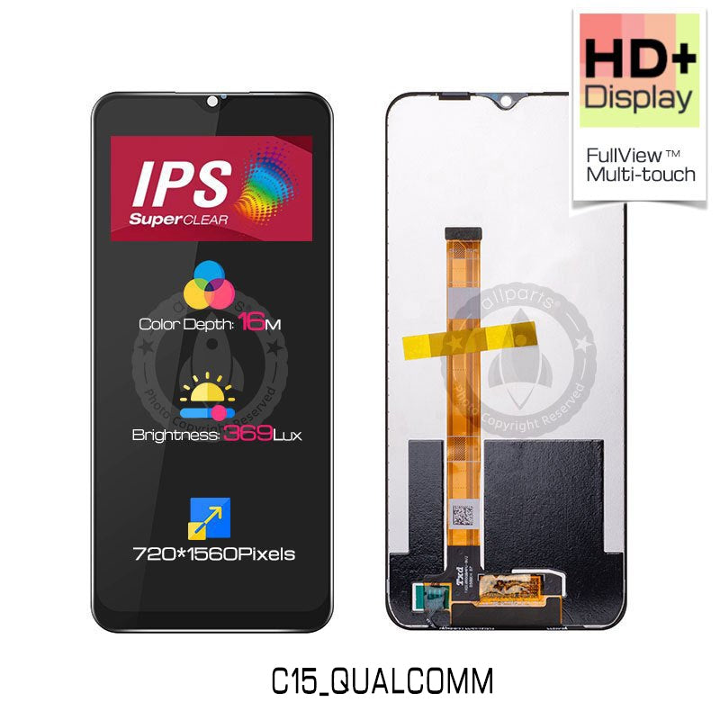 6.5 Display for OPPO Realme C15 Qualcomm Edition LCD Touch Screen Digitizer Replacement RMX2195