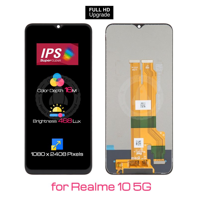 Allparts Display For Realme 9i 10 5g 10s Lcd Touch Screen Digitizer Replacement