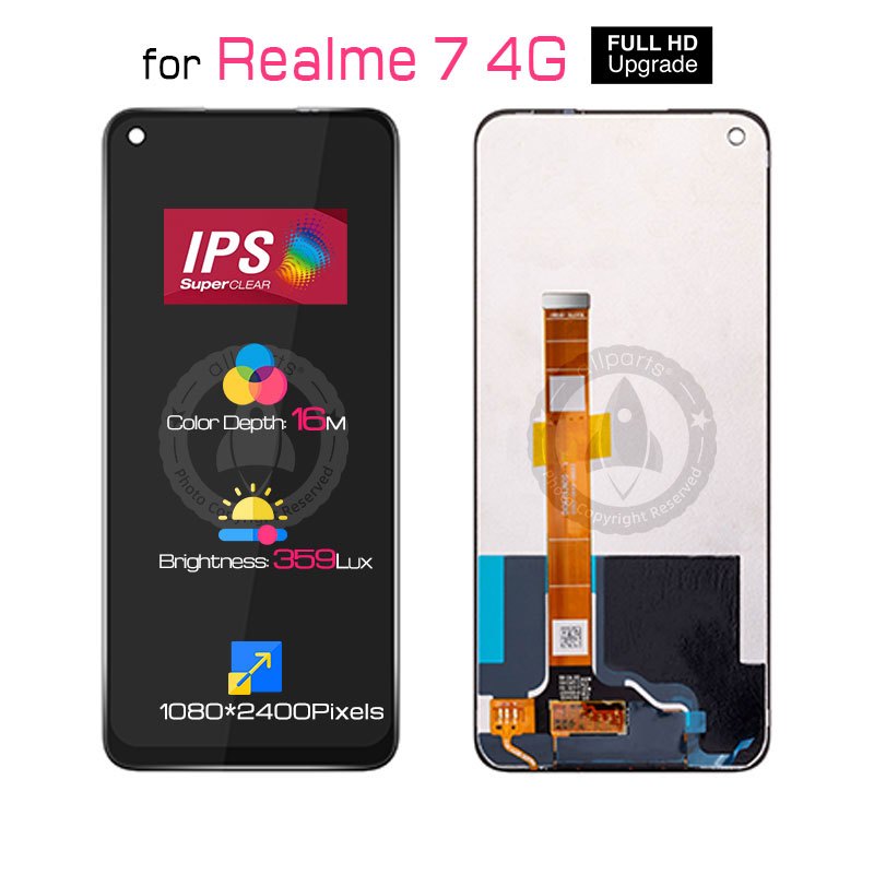 Allparts Display For Oppo Realme 6 6s 7 4g Lcd Touch Screen Digitizer Replacement