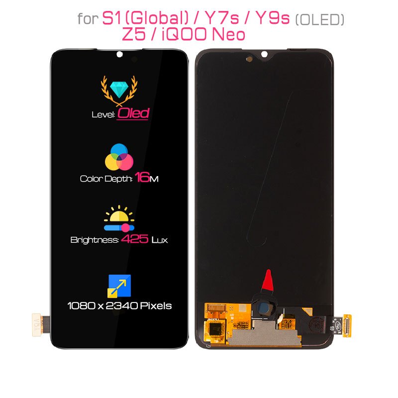 Allparts Display For Vivo S1 Lcd Touch Screen Digitizer Replacement V 1907