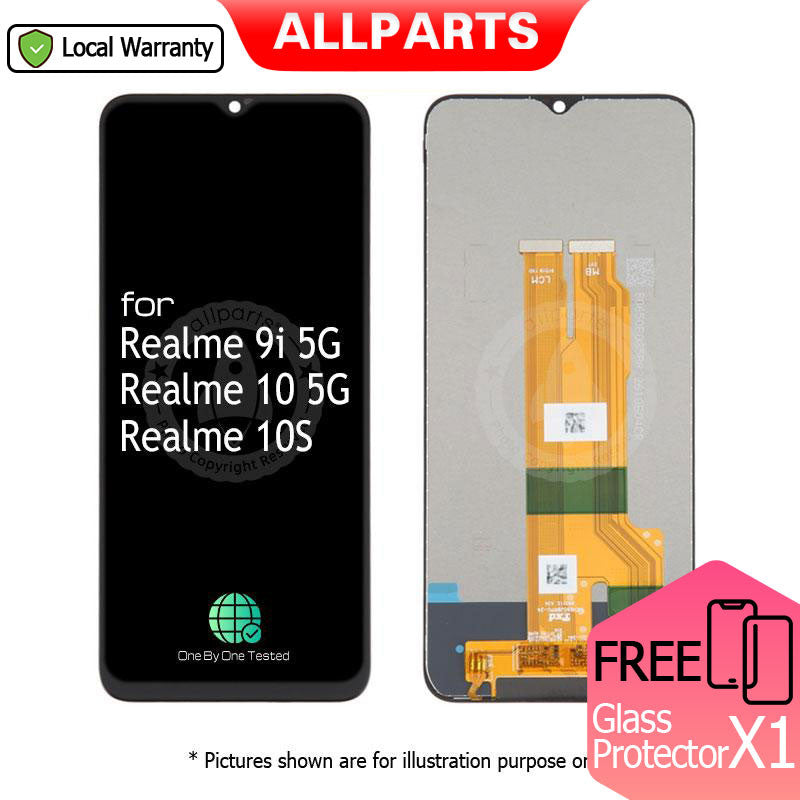 Allparts Display For Realme 9i 10 5g 10s Lcd Touch Screen Digitizer Replacement