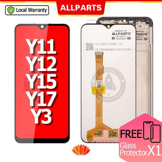 LCD Display for VIVO Y11 Y12 Y15 Y17 2019 Y3 Touch Screen Digitizer Assembly y15s V1901A