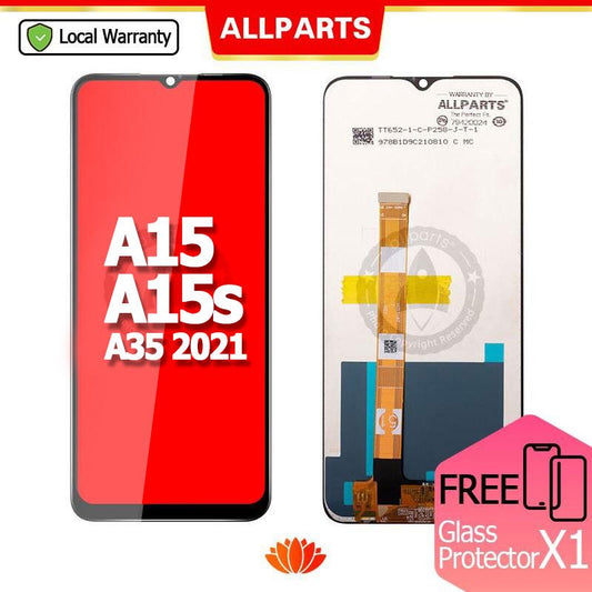 Allparts Display For Oppo A15 A15s A35 2021 Lcd Touch Screen Digitizer Replacement
