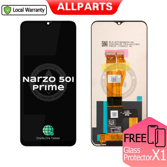 ALLPARTS Display for OPPO Realme Narzo 50i Prime LCD Touch Screen Digitizer Replacement