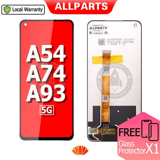 Allparts Display For Oppo A54 5G A93 A74 Lcd Touch Screen Digitizer Replacement