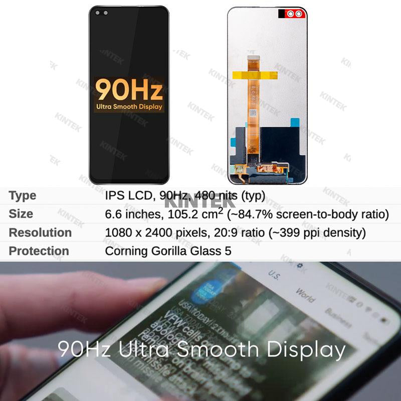 Display For Oppo Realme 6 Pro Lcd Touch Screen Digitizer Replacement