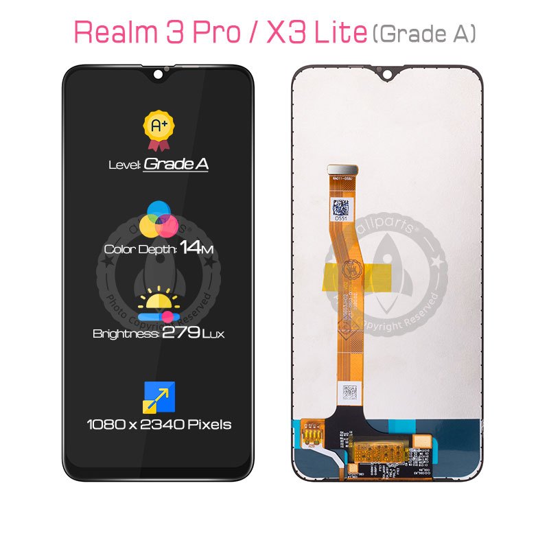 Allparts Lcd Touch Screen Digitizer Replacement Display For Oppo Realme 3 Pro / X Lite