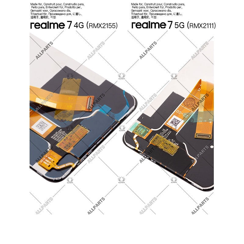 Display for Realme 7 4G 5G LCD Touch Screen Digitizer Replacement RMX2151