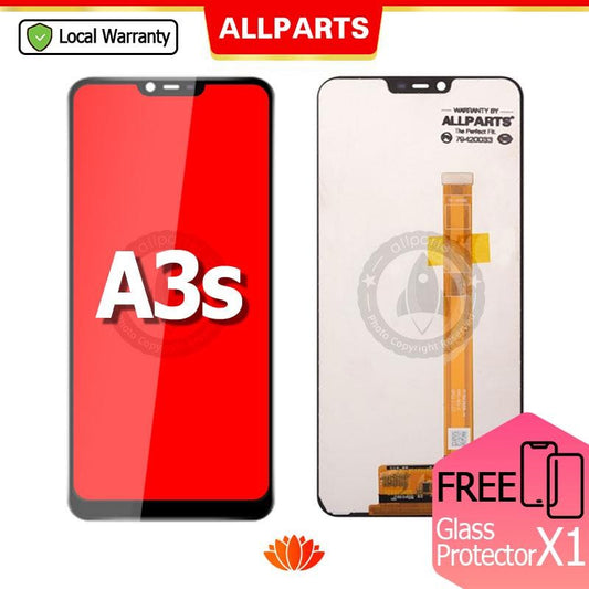 Allparts Display for OPPO A3s LCD Touch Screen Replacement CPH1803, CPH1853