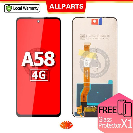 ALLPARTS Display for OPPO A58 4G LCD Touch Screen Digitizer Replacement CPH2577