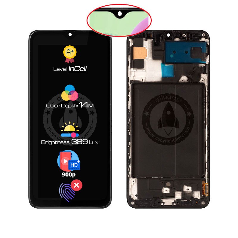 Allparts Amoled / Incell Display For Galaxy A70 Lcd Touch Screen Digitizer Replacement A705