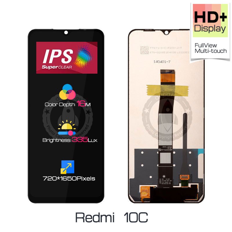 Allparts Lcd Touch Screen Digitizer Replacement Display For Xiaomi Redmi 10 / 10c / 10 Prime