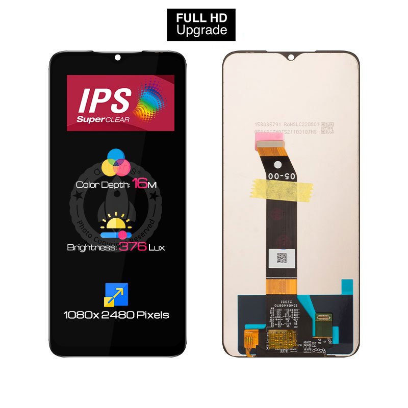 Allparts Display For Xiaomi Redmi 10 5g / Note 11e Lcd Touch Screen Digitizer Replacement Poco M4 5g
