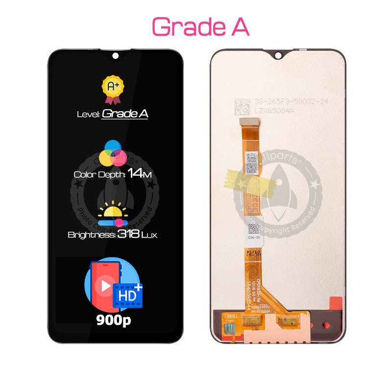 Allparts Display For Vivo Y19 LCD Touch Screen Digitizer Replacement V2432